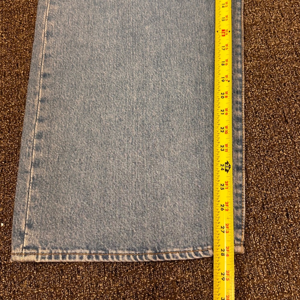 Levis 501 Originals Jeans Mens Size‎ 54x28 Button Fly Light Wash Straight NWT - Picture 6 of 7